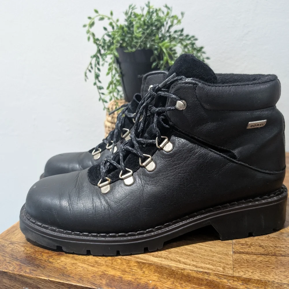 Vintage Sorel Boots Women’s Zurich Black Size‎ 8.5 M